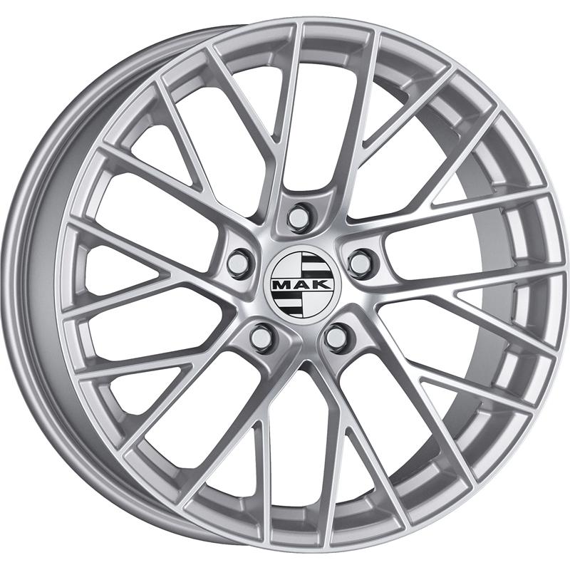 Cerchi in Lega MAK Monaco Silver 5 fori 20\" 8.5X20 ET51 5x130