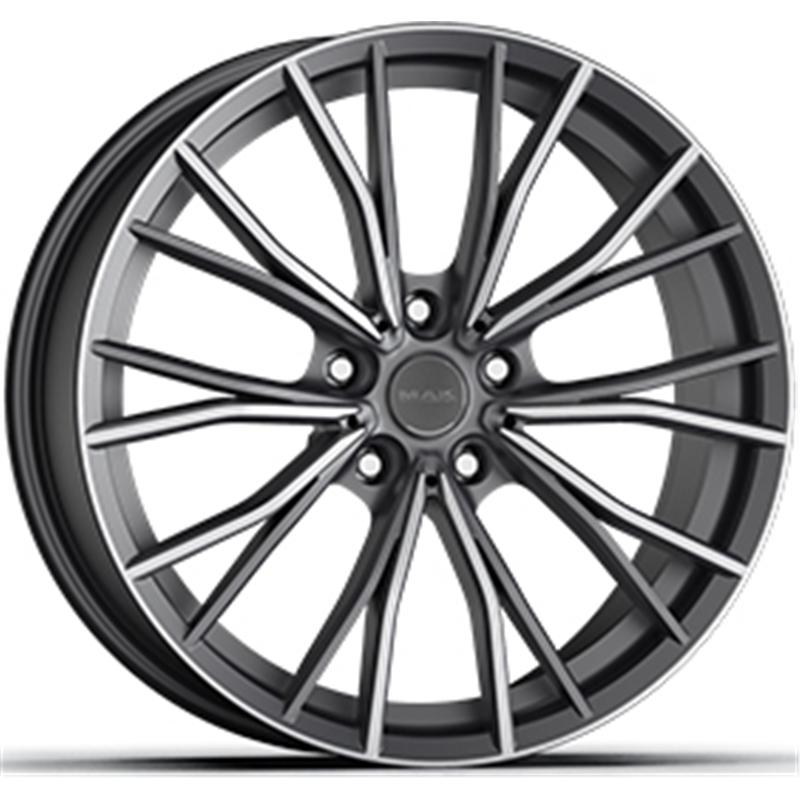 Cerchio MAK Mark Gun Metallic Mirror 5 fori 17\" 7.5X17 ET24 5x112