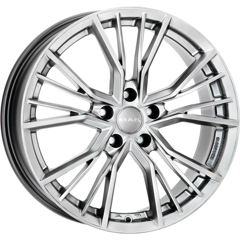 Cerchi in Lega MAK Union Silver 5 fori 17\" 7.5X17 ET30 5x112