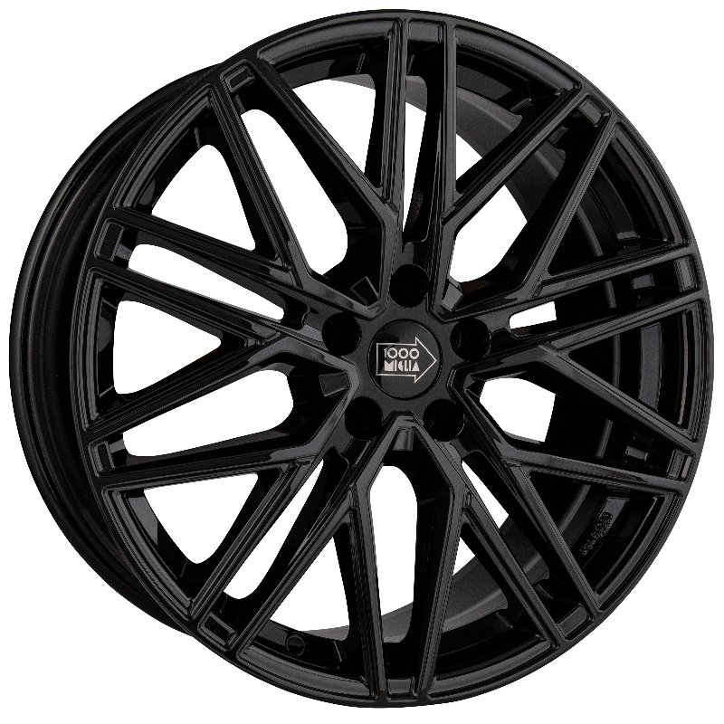 Cerchio MILLE MIGLIA Mm1023 Gloss Black 5 fori 20\" 8.5X20 ET45 5x108