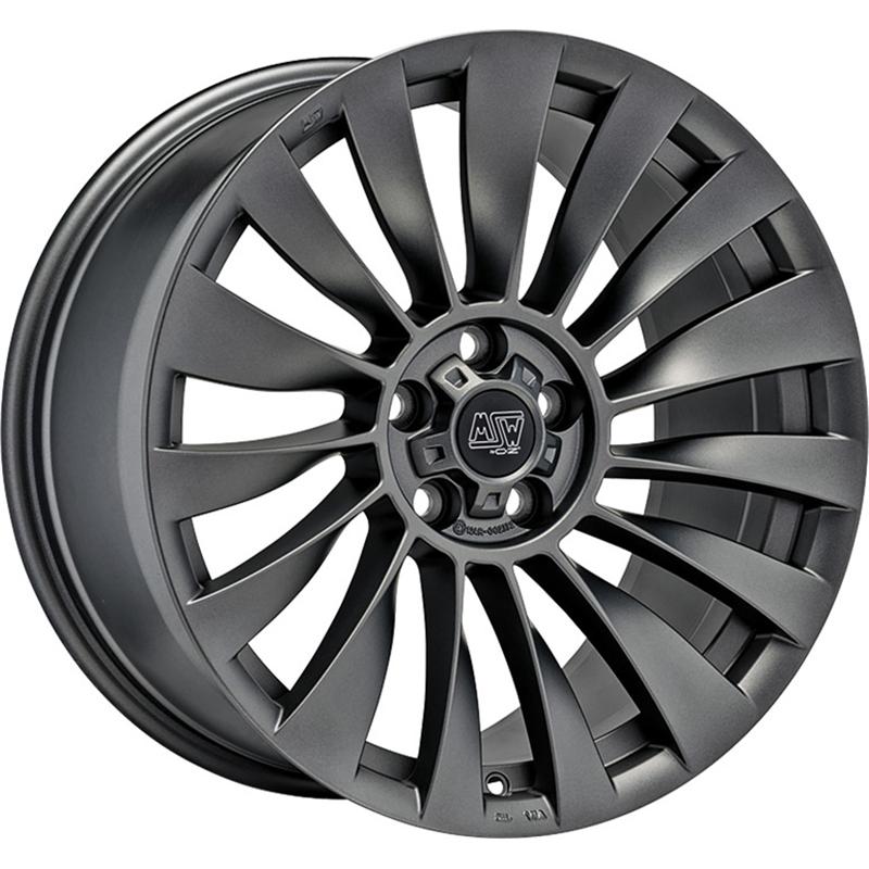 Cerchio MSW Msw 37-T Matt Dark Grey 5 fori 19\" 9.5X19 ET45 5x114.3