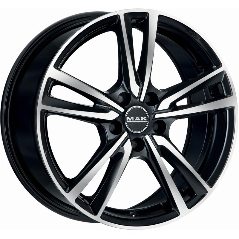 Cerchi in Lega MAK Icona Black Mirror 5 fori 16\" 6.5X16 ET38 5x112