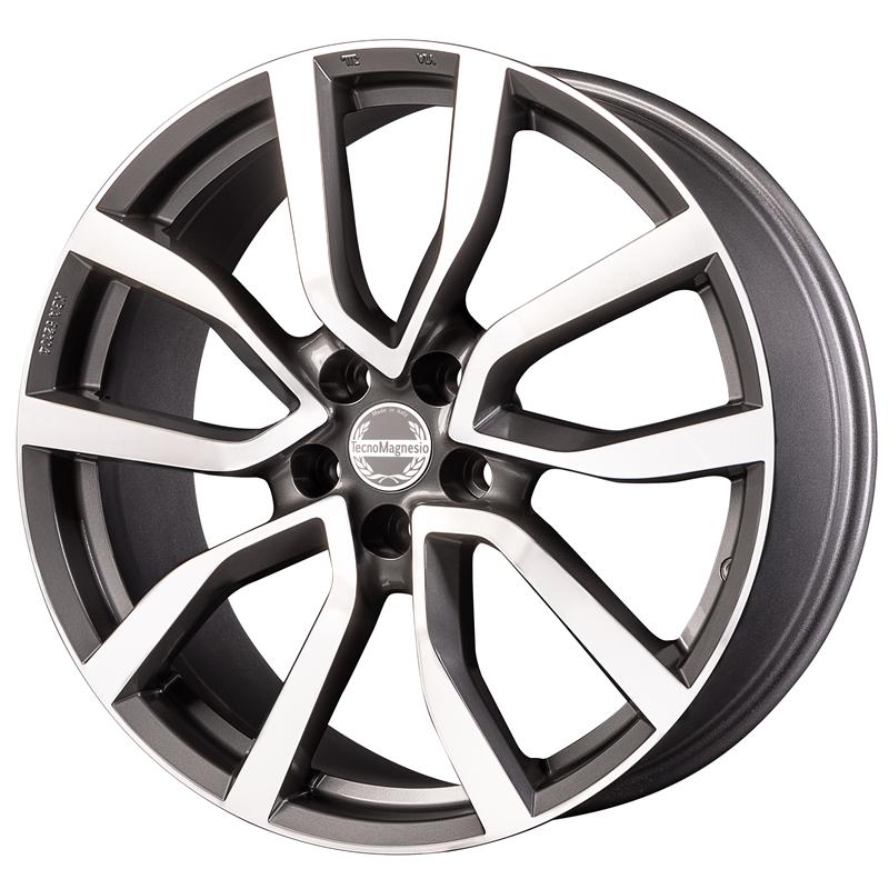 Cerchio DEDICO Shake X Graphite Mirror Face 5 fori 21\" 8.5X21 ET42 5x108