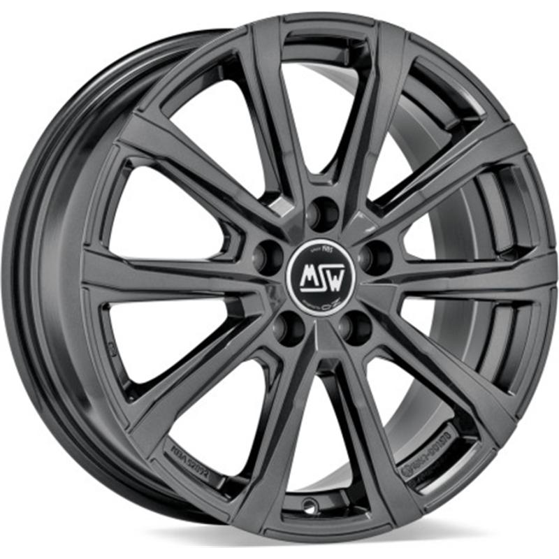 Cerchio MSW Msw 79 Gloss Dark Grey 5 fori 18\" 7.5X18 ET44 5x112