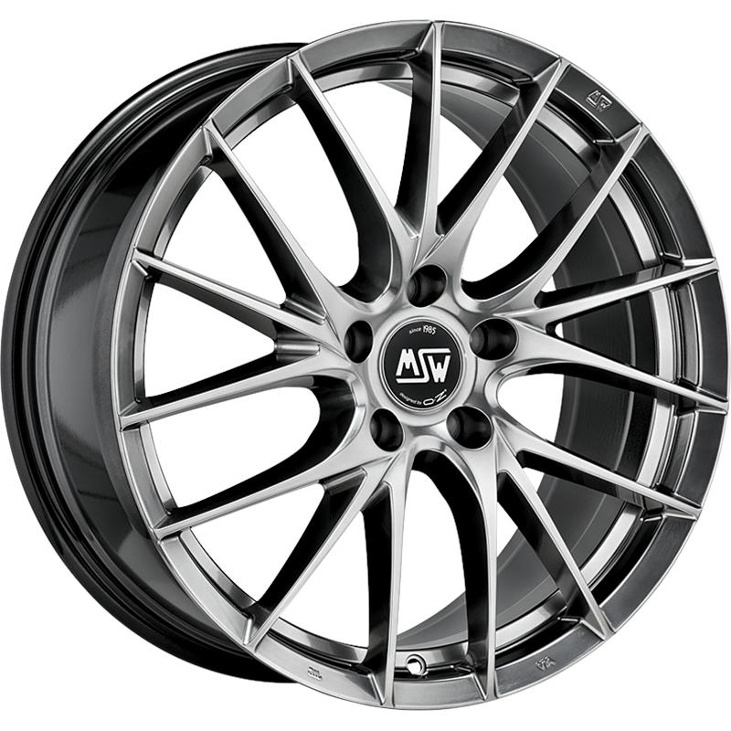 Cerchi in Lega MSW Msw 29 Hyper Black 5 fori 19\" 8X19 ET45 5x114.3