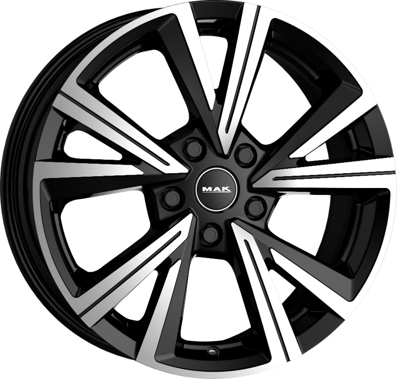 Cerchio MAK Qvarz Black Mirror 5 fori 16\" 6.5X16 ET40 5x114.3