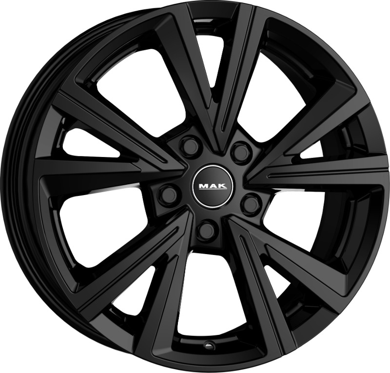 Cerchio MAK Qvarz Glossy Black 5 fori 16\" 6.5X16 ET40 5x114.3