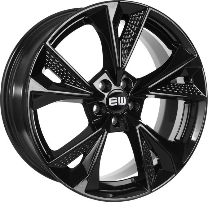 Cerchio EW Ew15 Luster Black 5 fori 19\" 8X19 ET45 5x112