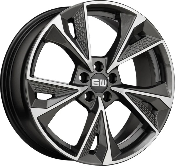 Cerchio EW Ew15 Luster Palladium Matt Polished 5 fori 19\" 8X19 ET45 5x112