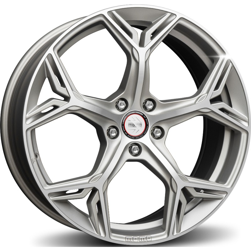 Cerchio MOMO WHEELS RF-09 Platino Diamantato Opaco 5 fori 20\" 8.5X20 ET30 5x112