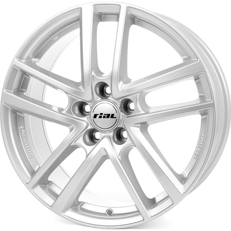Cerchio RIAL Astorga Polar Silber 5 fori 17\" 7X17 ET40.5 5x108