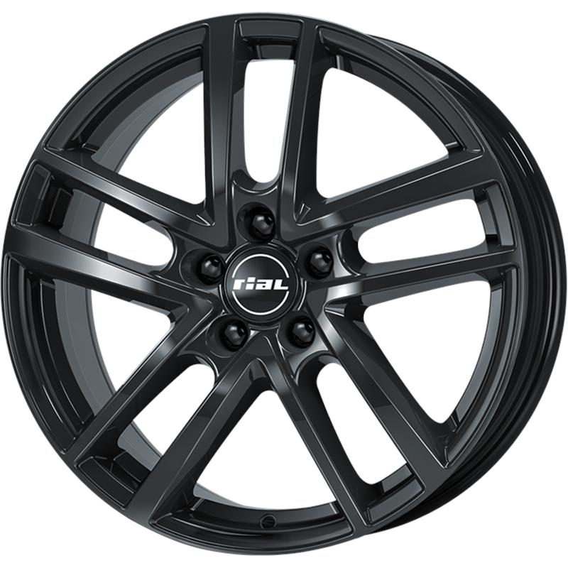 Cerchio RIAL Astorga Diamant Schwarz 5 fori 17\" 7X17 ET40.5 5x108