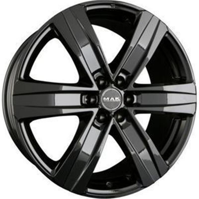Cerchio MAK Stone 6 Glossy Black 6 fori 18\" 8X18 ET30 6x139.7
