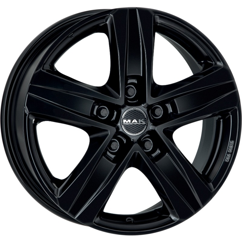 Cerchio MAK Stone 5 Glossy Black 5 fori 18\" 7.5X18 ET38 5x127