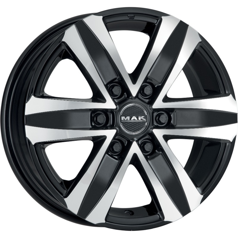 Cerchio MAK Stone 6 Black Mirror 6 fori 20\" 8.5X20 ET38 6x139.7