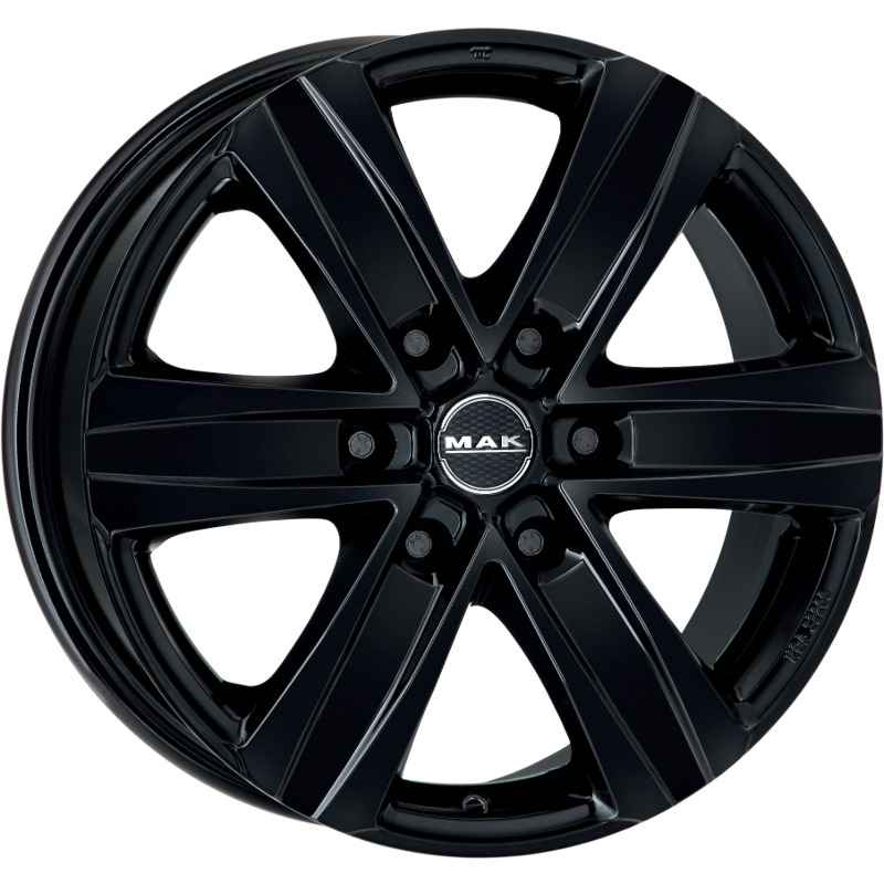 Cerchio MAK Stone 6 Glossy Black 6 fori 20\" 8.5X20 ET38 6x139.7