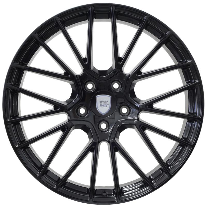 Cerchio WSP ITALY W1058 Okinawa Glossy Black 5 fori 21\" 9.5X21 ET46 5x130