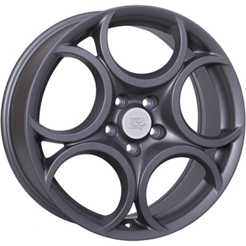 Cerchio WSP ITALY W257 Romeo Matt Gun Metal 5 fori 18\" 7.5X18 ET41 5x110