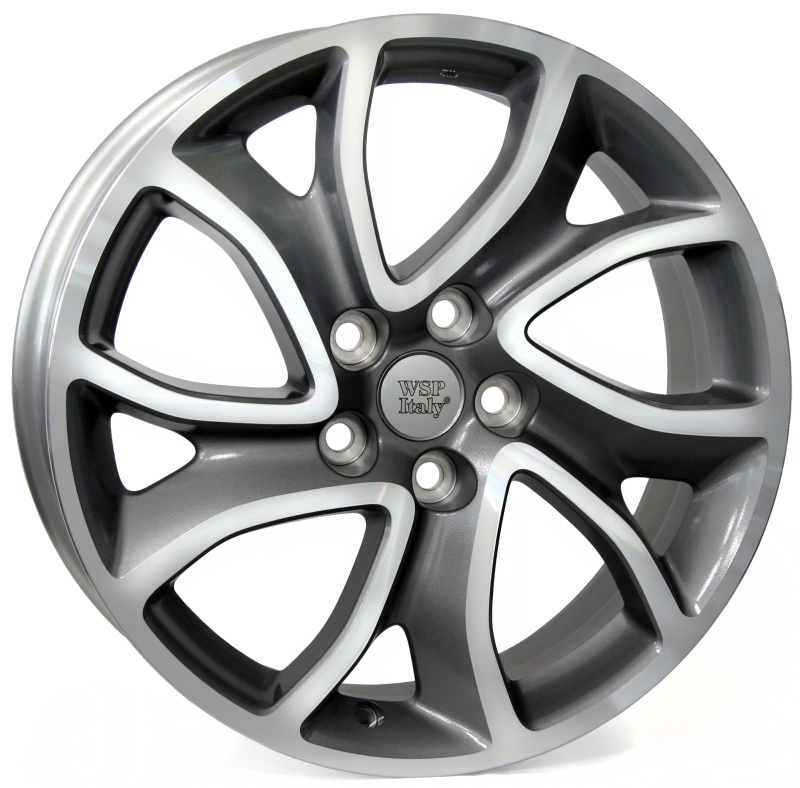 Cerchio WSP ITALY W3404 Yonne Anthracite 5 fori 18\" 7X18 ET38 5x114.3