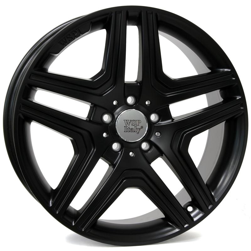 Cerchio WSP ITALY W766 Amg Nero Dull Black 5 fori 21\" 10X21 ET56 5x112