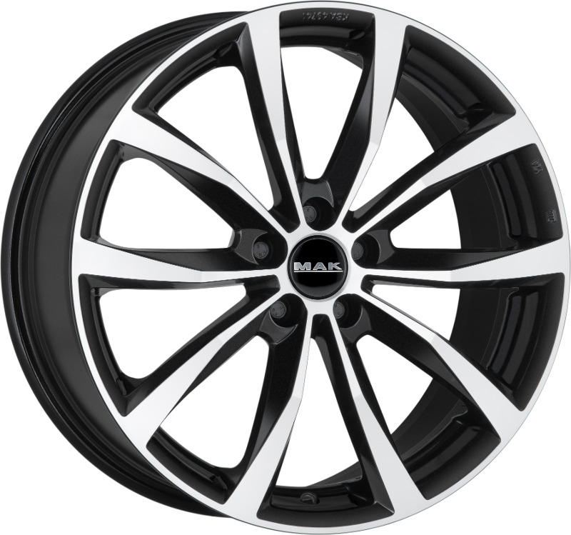 Cerchio MAK Wolf Black Mirror 5 fori 16\" 6.5X16 ET35 5x100