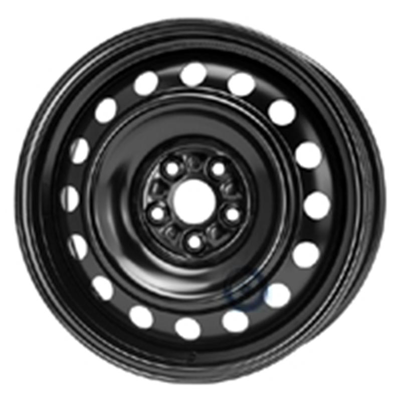 Cerchi in Lega KFZ ALCAR Steel Nero 5 fori 16\" 6X16 ET39 5x100