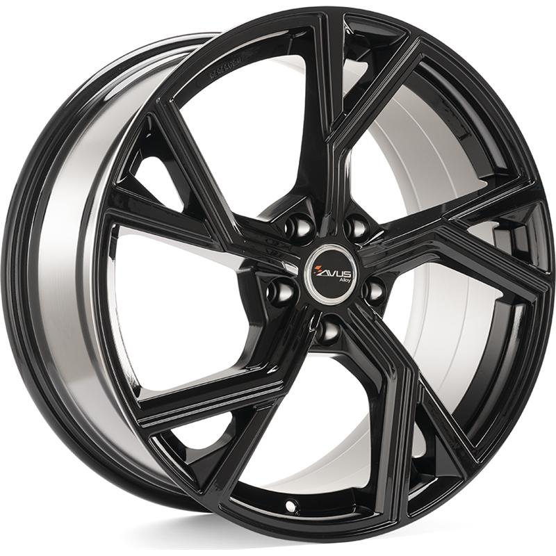 aCerchi in Lega AVUS Af20 Black 5 fori 20\" 9X20 ET20 5x112