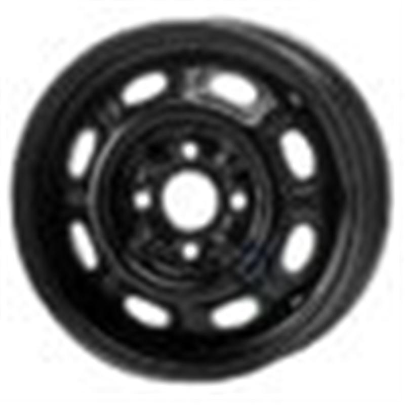 Cerchi in Lega KFZ ALCAR Steel Nero 4 fori 13\" 4.5X13 ET0 4x100