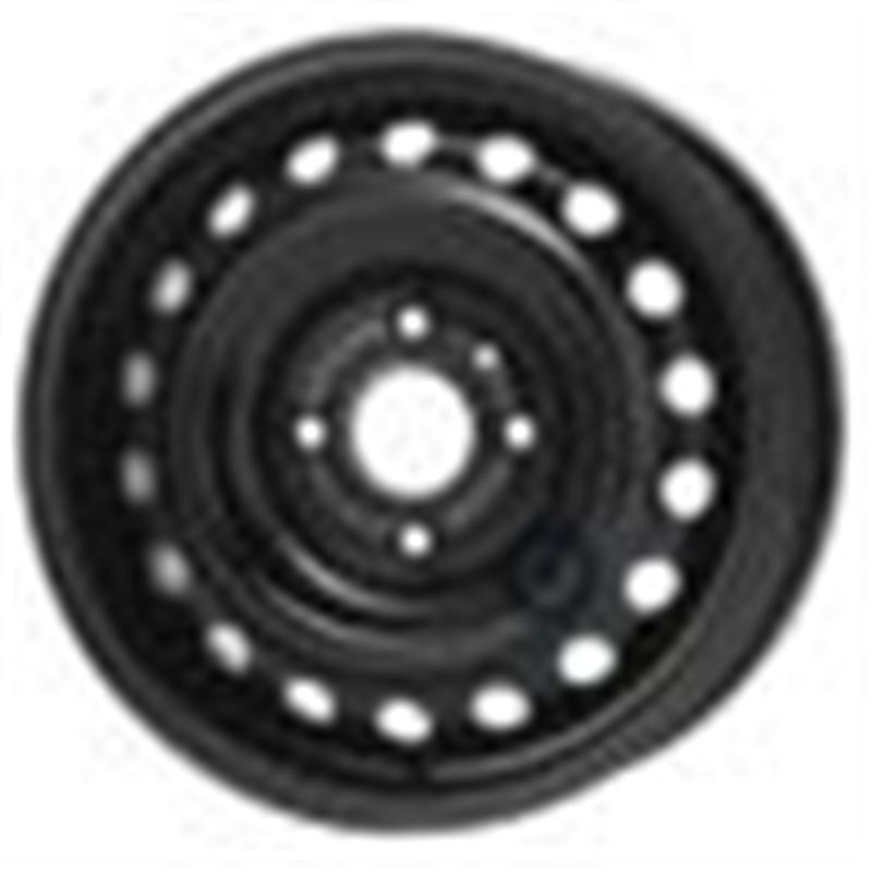 Cerchi in Lega KFZ ALCAR Steel Nero 4 fori 15\" 5.5X15 ET40 4x114.3