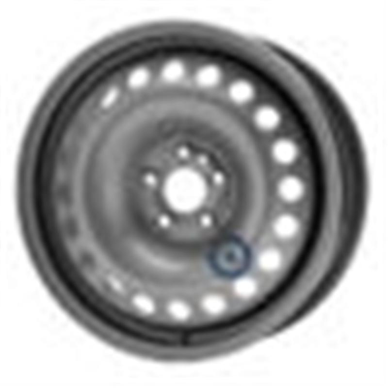 Cerchi in Lega KFZ ALCAR Steel Silver 5 fori 16\" 6X16 ET36.5 5x98