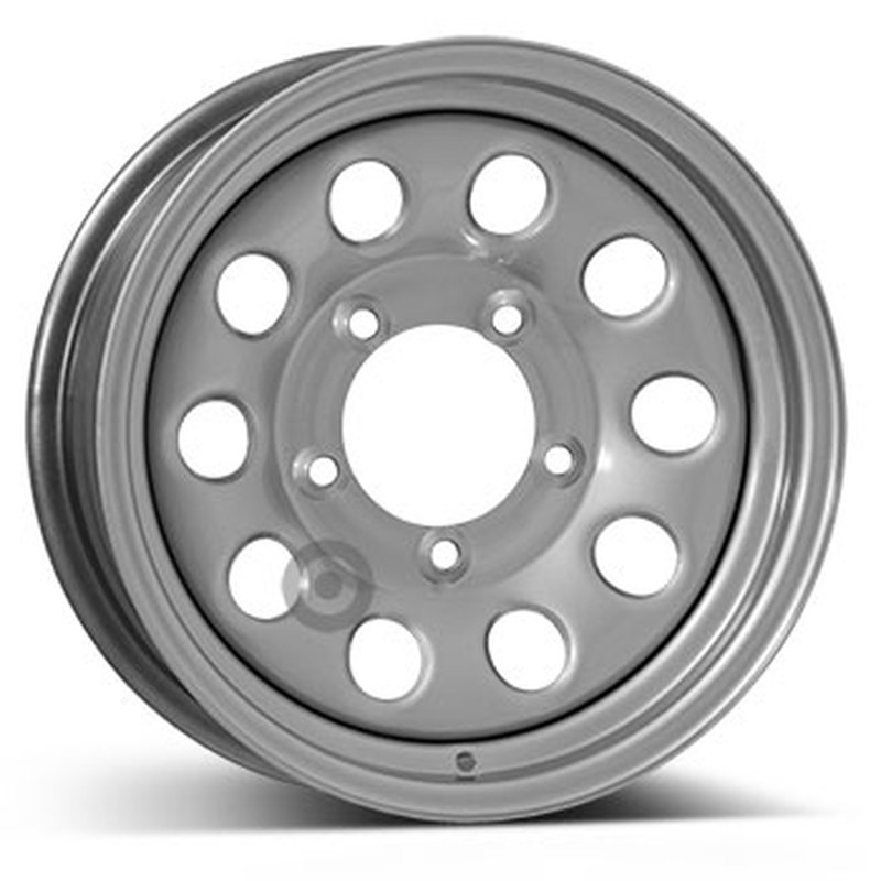 Cerchi in Lega DEDICO Steel Silver 5 fori 15\" 5.5X15 ET5 5x139.7