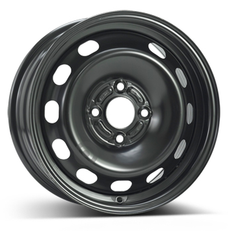 aCerchi in Lega KFZ ALCAR Steel Nero 4 fori 15\" 6X15 ET37.5 4x108