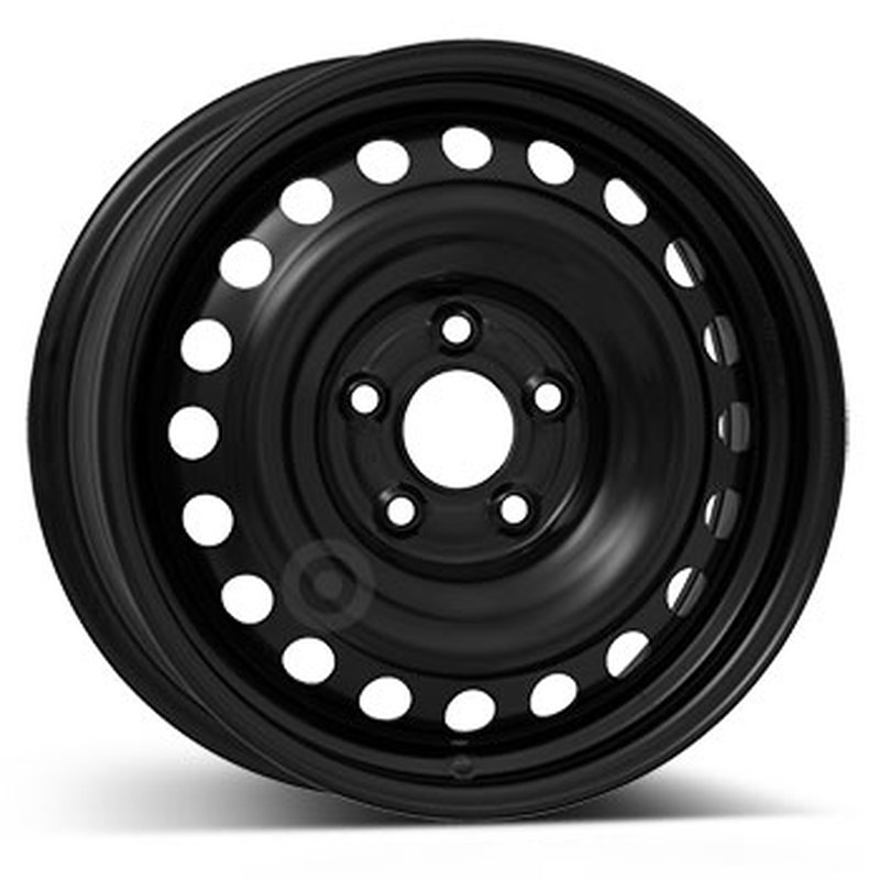 Cerchi in Lega KFZ ALCAR Steel Nero 5 fori 16\" 6.5X16 ET44 5x114.3