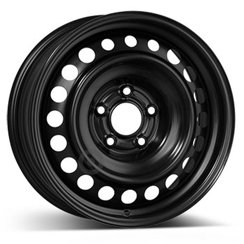 aCerchi in Lega KFZ ALCAR Steel Nero 5 fori 16\" 6.5X16 ET32 5x114.3