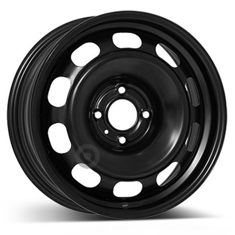 aCerchi in Lega KFZ ALCAR Steel Nero 4 fori 16\" 6.5X16 ET32 4x108