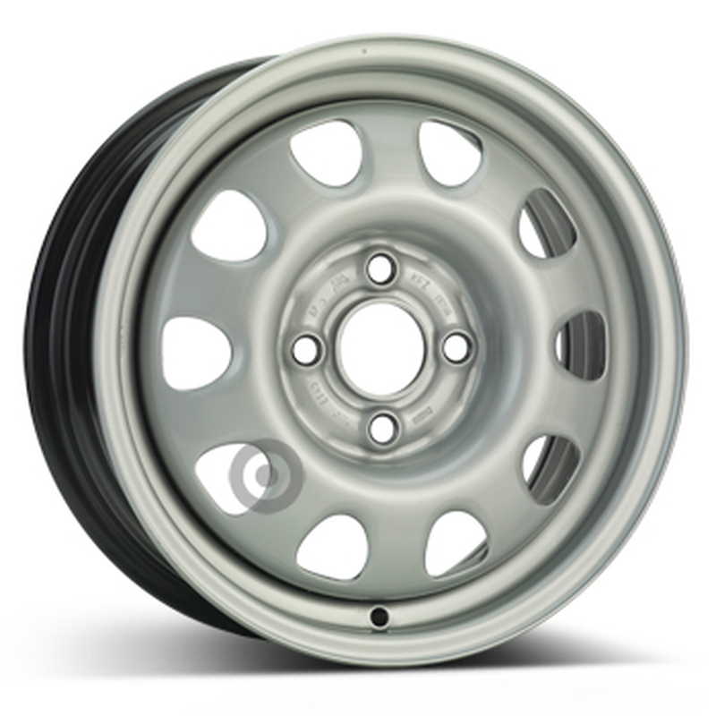 Cerchi in Lega KFZ ALCAR Steel Superpolish 4 fori 14\" 6X14 ET45 4x100