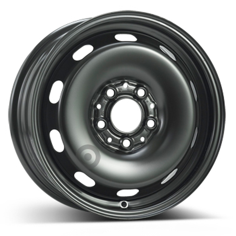 Cerchi in Lega KFZ ALCAR Steel Nero 5 fori 15\" 5.5X15 ET46 5x112