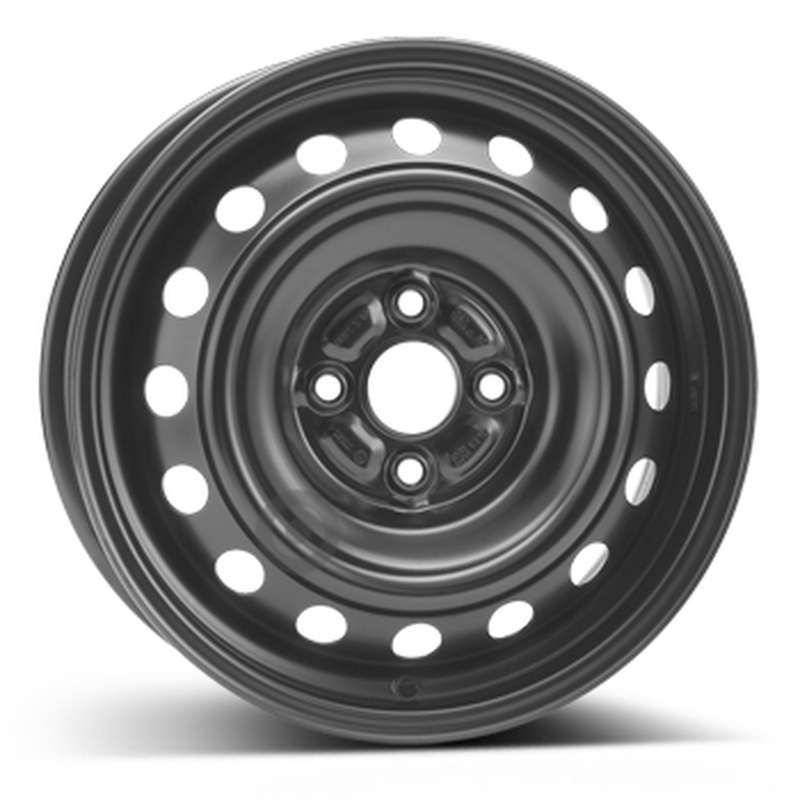 Cerchi in Lega KFZ ALCAR Steel Nero 4 fori 15\" 5.5X15 ET45 4x100