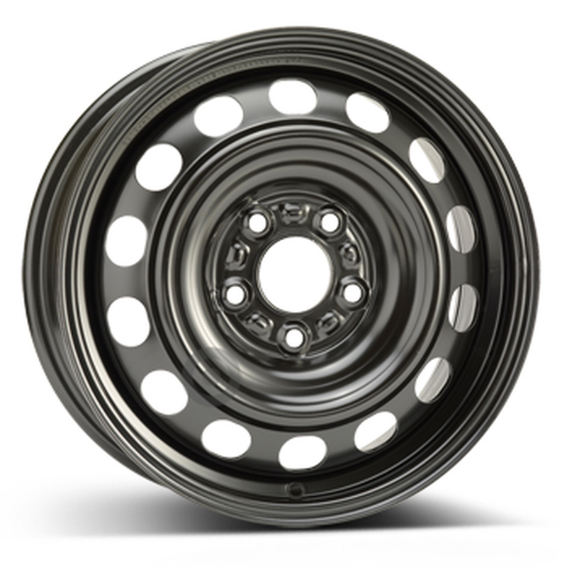 Cerchi in Lega KFZ ALCAR Steel Nero 5 fori 16\" 6.5X16 ET52.5 5x114.3