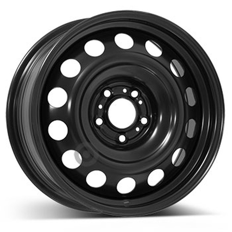 aCerchi in Lega KFZ ALCAR Steel Nero 5 fori 16\" 7X16 ET40 5x108