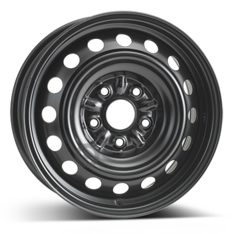 Cerchi in Lega KFZ ALCAR Steel Nero 5 fori 15\" 6X15 ET39 5x114.3