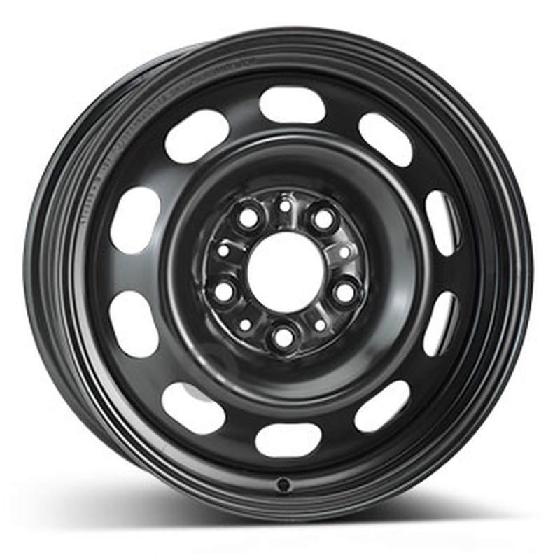 aCerchi in Lega KFZ ALCAR Steel Nero 5 fori 16\" 6.5X16 ET33 5x120