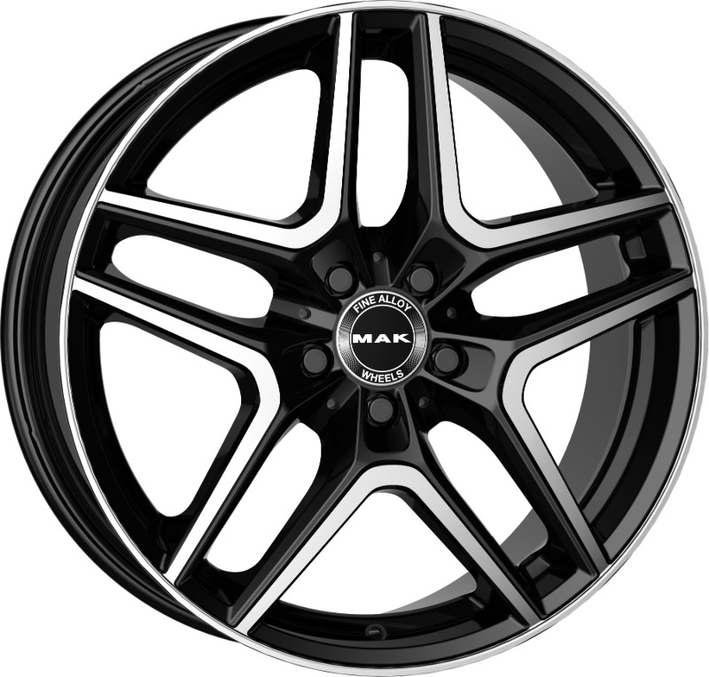 Cerchio MAK Aurum Black Mirror 5 fori 19\" 8X19 ET48 5x112