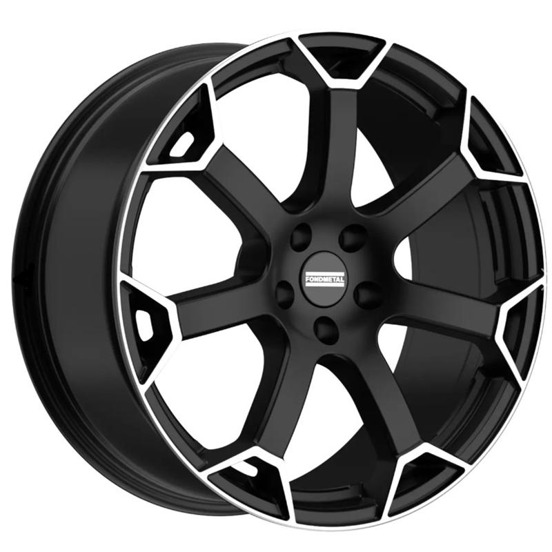 aCerchi in Lega FONDMETAL Zephyrus Matt Black Machined 5 fori 20\" 9X20 ET20 5x112