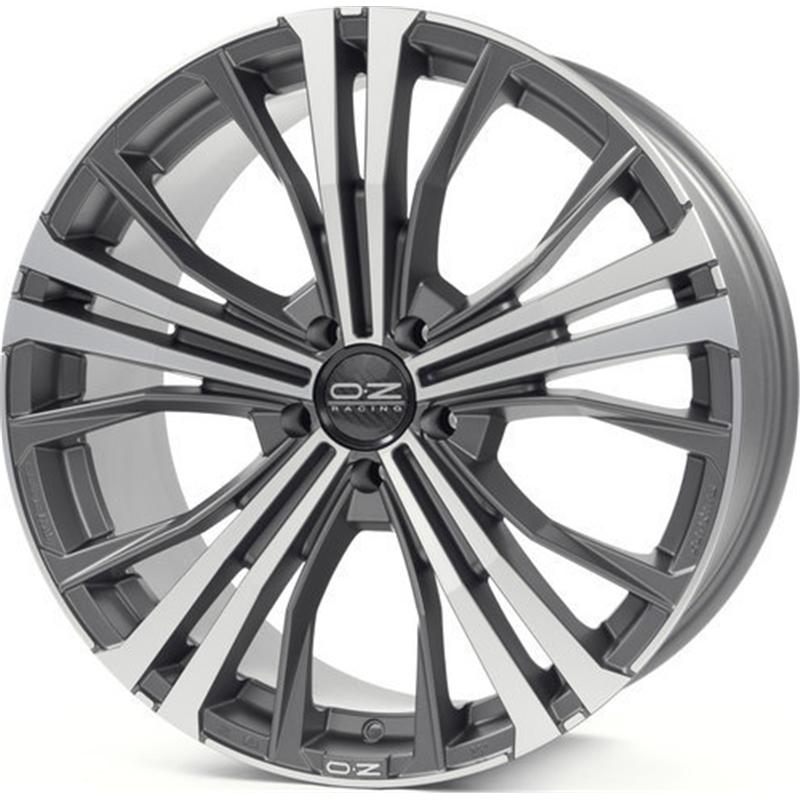 aCerchi in Lega OZ RACING Cortina Matt Dark Graphite 5 fori 20\" 9.5X20 ET40 5x112