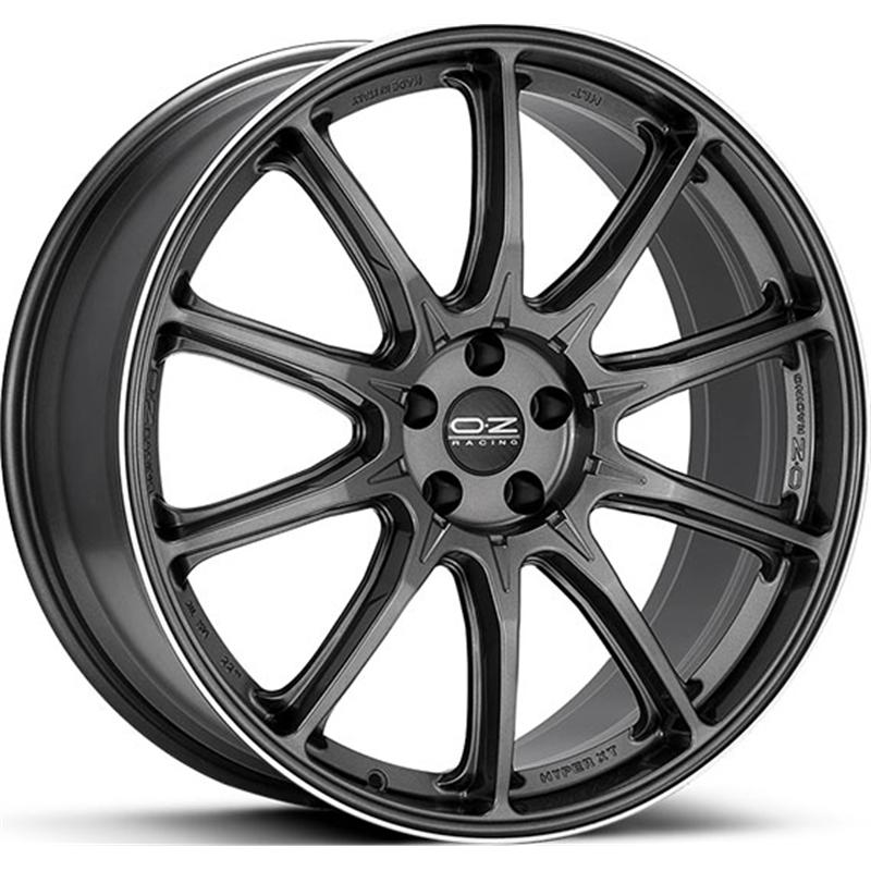 aCerchi in Lega OZ RACING Hyper Xt Hlt Star Graphite Diamond Lip 5 fori 22\" 10X22 ET35 5x120