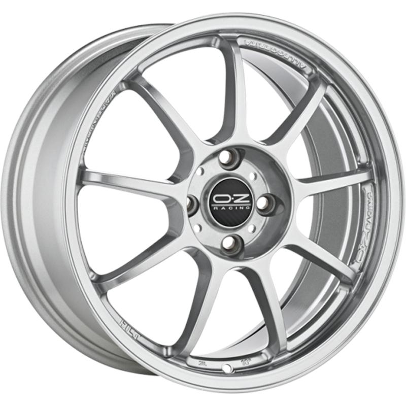 Cerchi in Lega OZ RACING Alleggerita Hlt 5f Star Silver 5 fori 18\" 7.5X18 ET50 5x112
