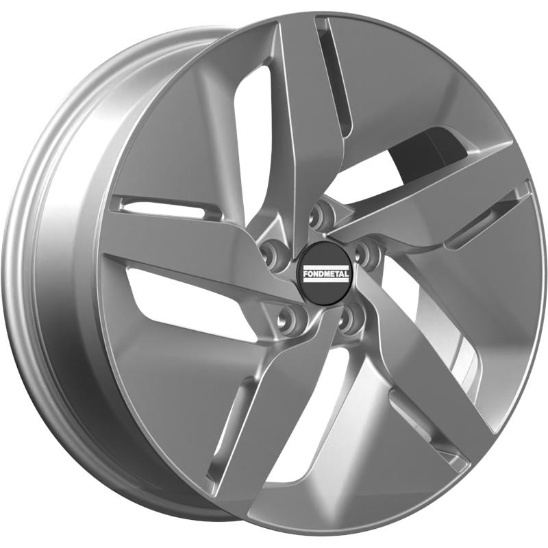 aCerchi in Lega FONDMETAL E-Joule Glossy Silver 5 fori 19\" 7.5X19 ET49.5 5x114.3