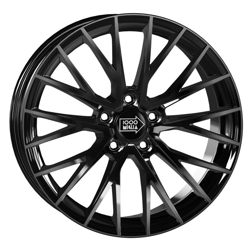 aCerchi in Lega MILLE MIGLIA Mm1009 Gloss Black 5 fori 17\" 7X17 ET45 5x112