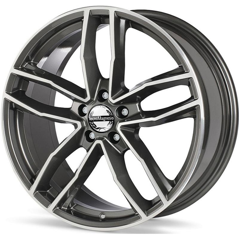 aCerchi in Lega TECNOMAGNESIO Spyder Evo Antracite Diamante Lucido 5 fori 19\" 8.5X19 ET45 5x112